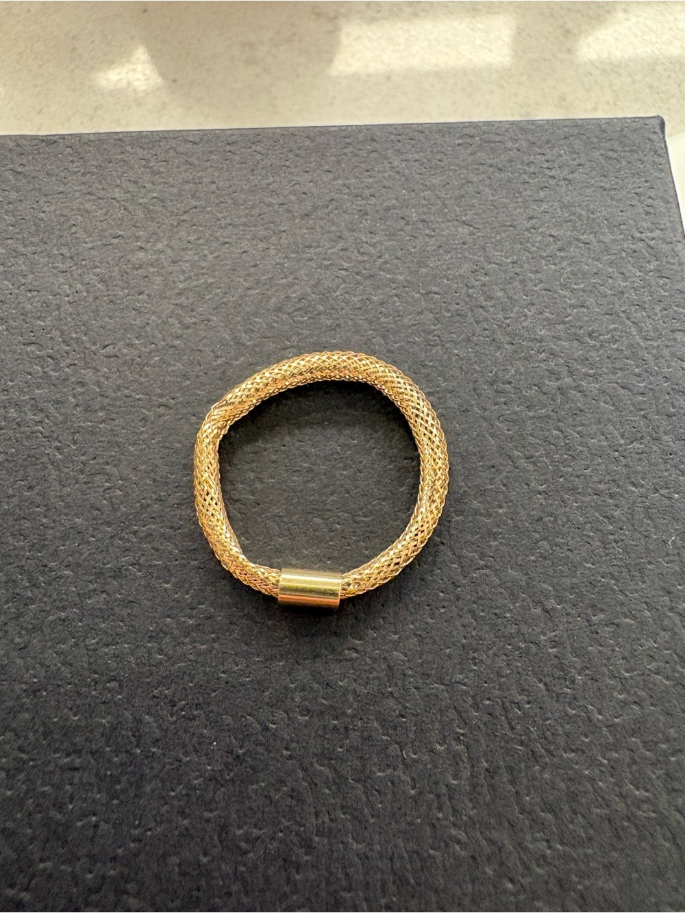 14k Gold Mesh Ring